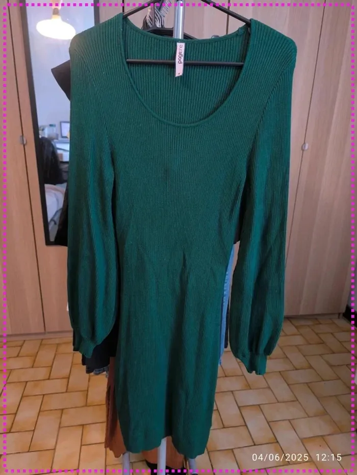 Robe longue verte (M)