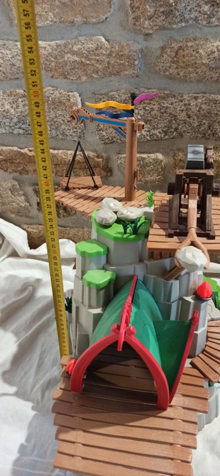 Rocher ile viking de beurk avec armes playmobil - photo numéro 15