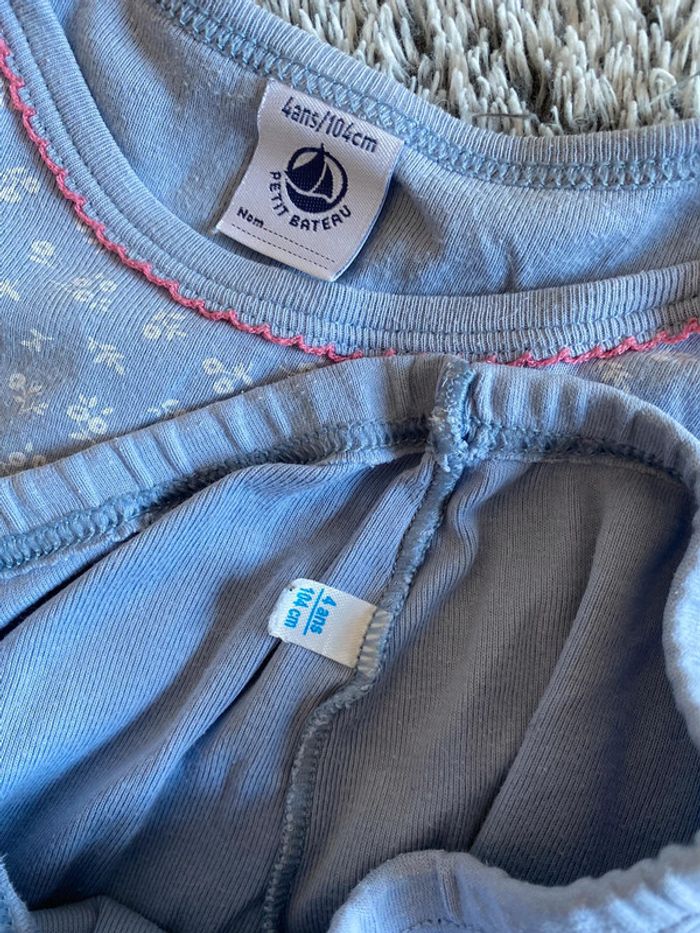 Pyjamas fin 2 pièce Petit Bateau - 4 ans - photo numéro 4