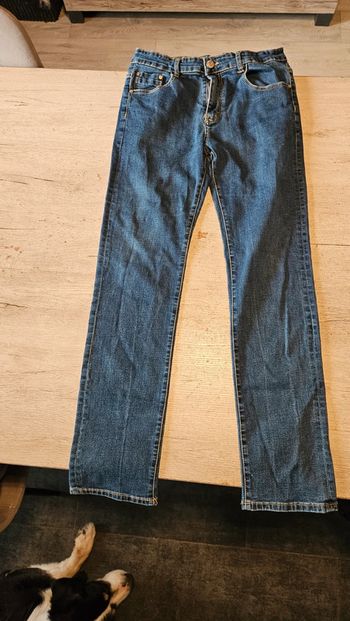 Jean s homme bleu foncé, stretch, TQF, taille 42, nickel