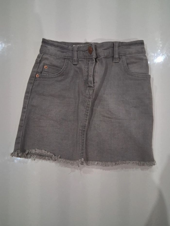 Jupe en jean grise Punkidz - photo numéro 2