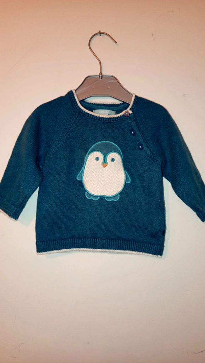 Pull mixte obaibi 6 mois - photo numéro 3