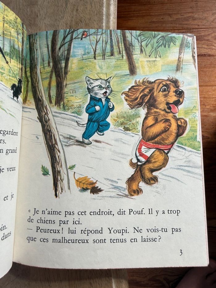 Livre ancien vintage Pouf et Youpi boxeurs les albums roses Pierre Probst Caroline Hachette - photo numéro 5