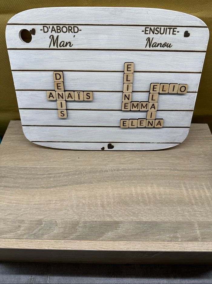 Planche Scrabble famille - photo numéro 4