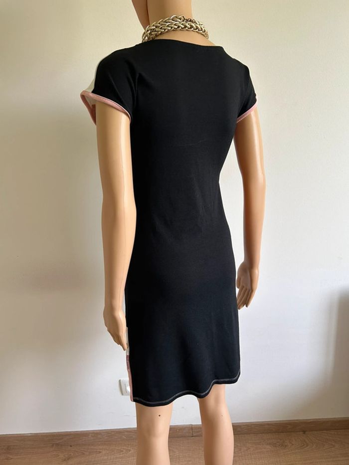 Robe rose noire et blanche à manches courtes Bodyflirt taille 34/36 jamais portée - photo numéro 8