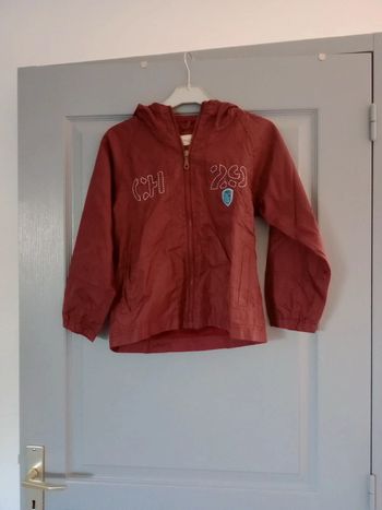 Coupe-vent enfant Bordeaux 8 ans c45