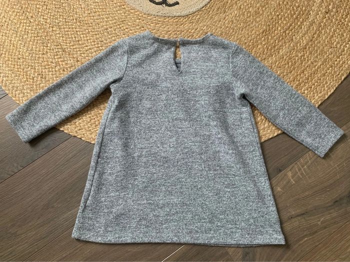 Robe ML volant grise Vertbaudet 2 ans 24 mois - photo numéro 3