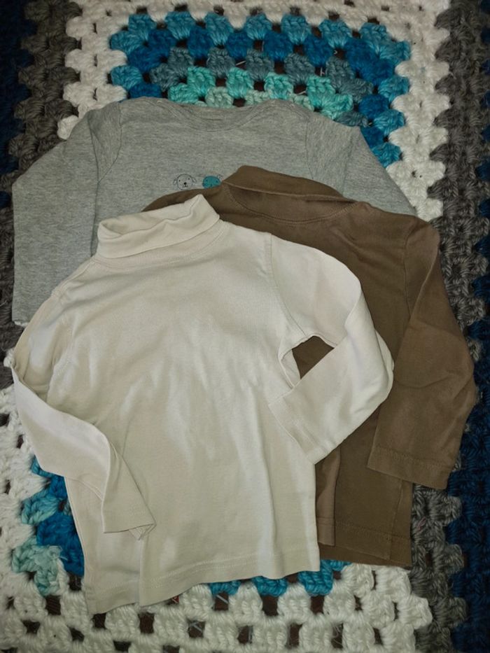 Lot de 3 hauts manches longues 3 ans