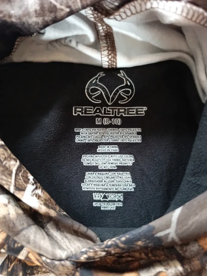 Sweat à capuche Realtree edge camo thermique - photo numéro 8