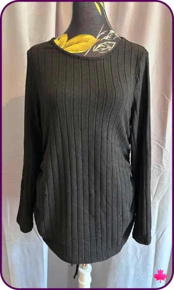 🌷pull noir de grossesse 🌷