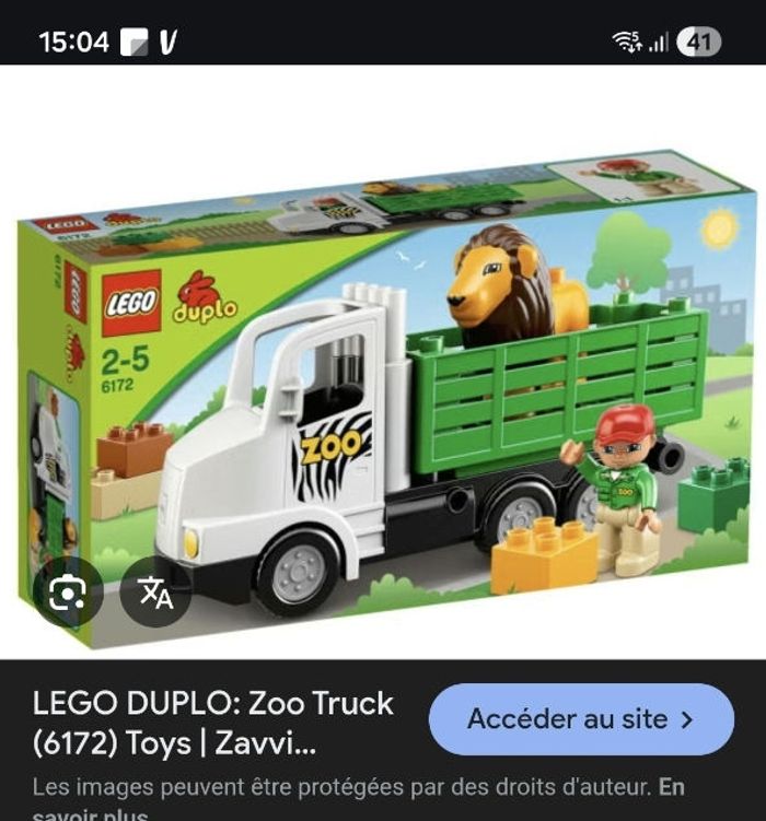 Lego duplo zoo 6172