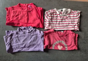 T-shirts ML,  Fille 18 mois