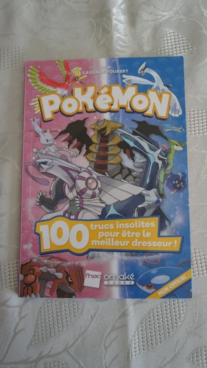 livre Pokémon 100 trucs insolites pour être le meilleur dresseur