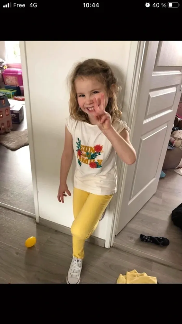 Ensemble tape à l’œil fille 5/6 ans - photo numéro 3