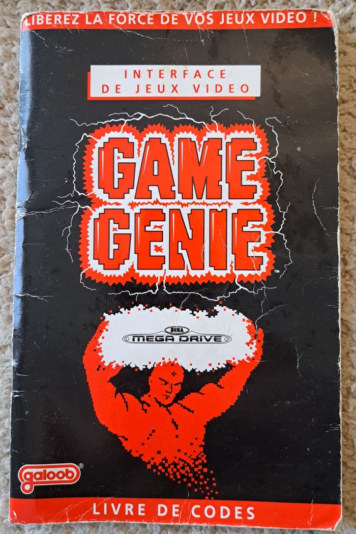 🎮 Livre de codes Game Genie Sega Megadrive MD