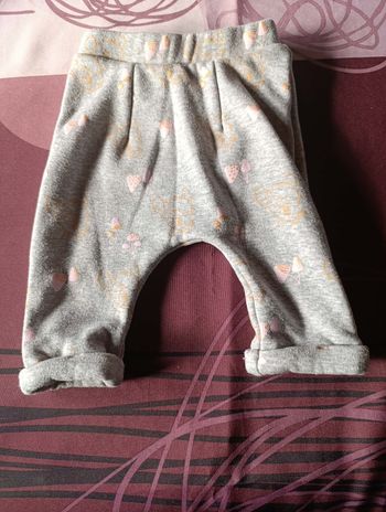 Pantalon gris, chaud, Disney, 6 mois