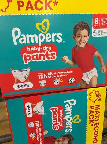 Pampers pants t8 