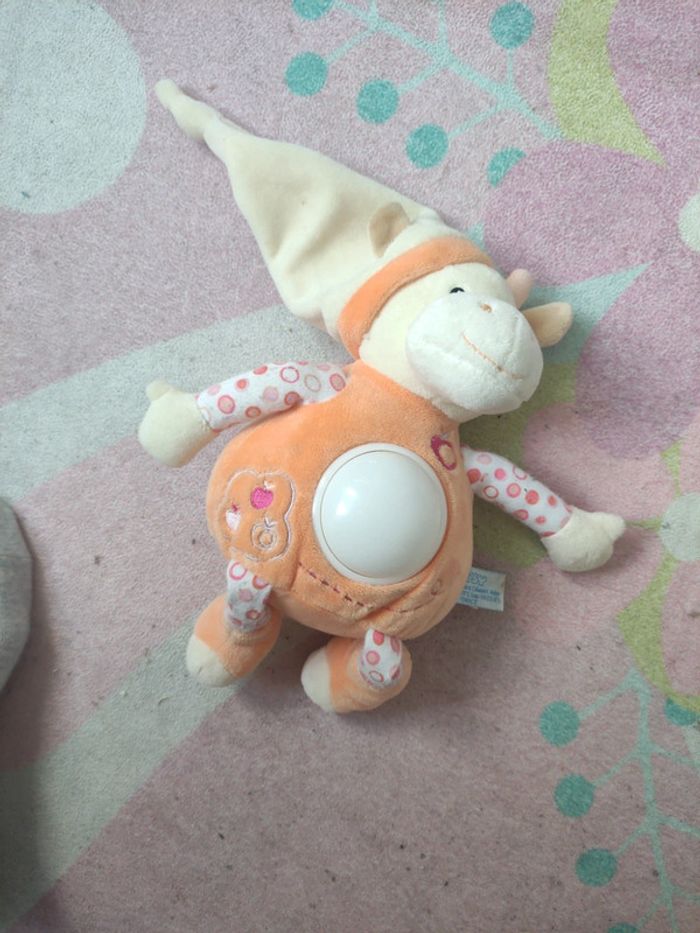 Peluche veilleuse gipsy vache