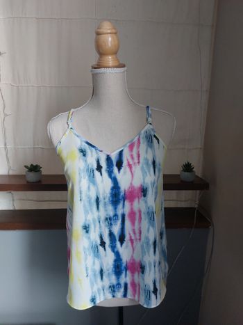 Top caraco multicolore