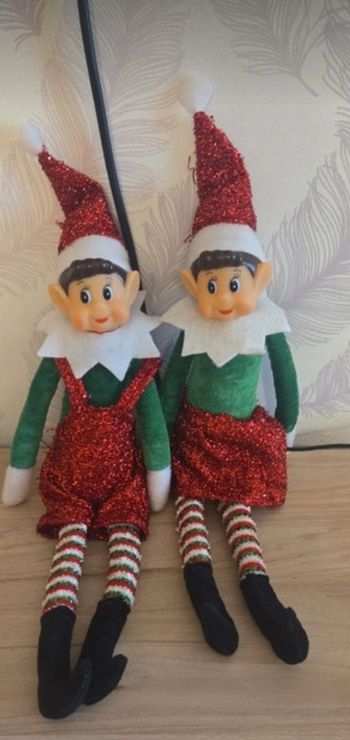 Lutin farceur grand modèle pailleté