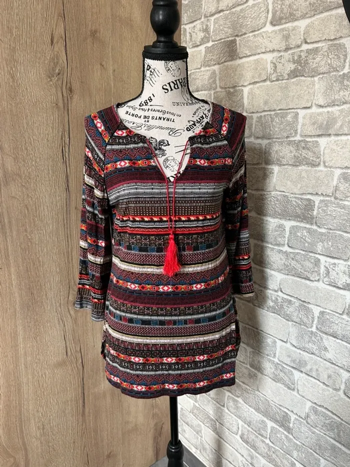 Blouse manches 3/4 taille 38/40