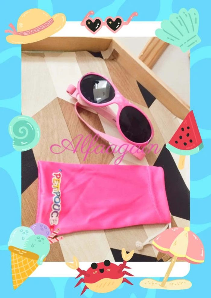 Lunettes de soleil roses