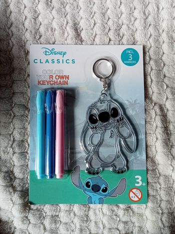Porte clé a peindre Stitch