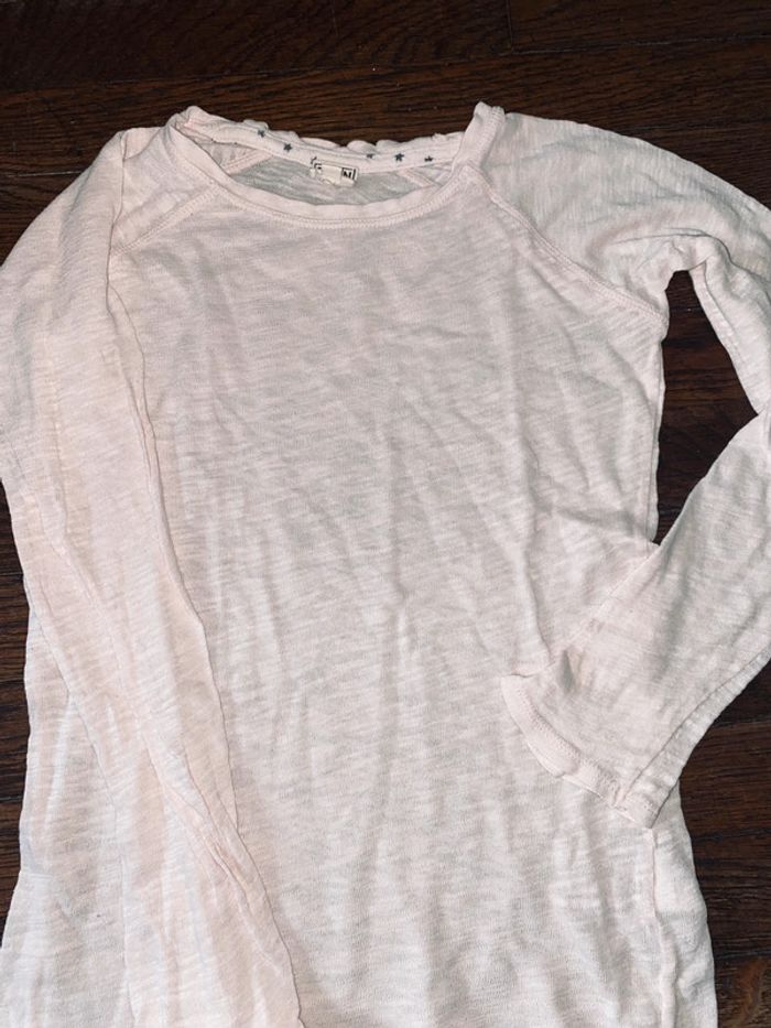 T-shirt lin rose bonton - photo numéro 2