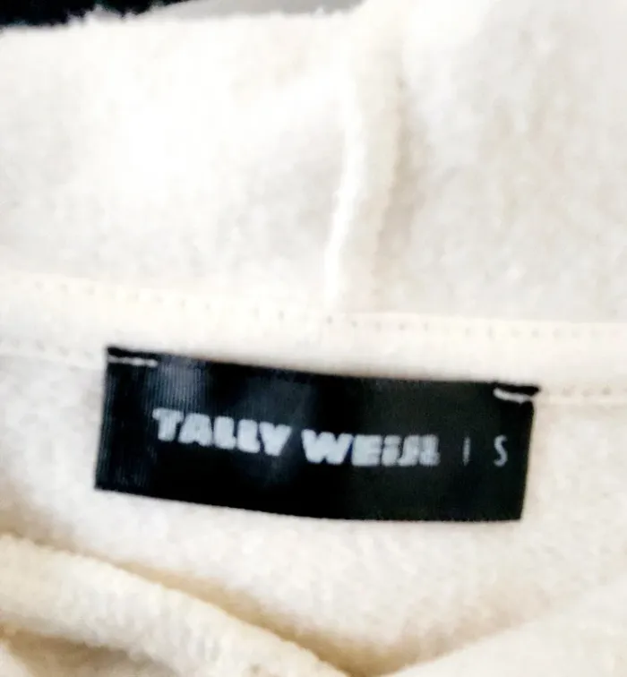 🧥 Sweat à capuche Tally Weijl - Taille S - Écru - photo numéro 4