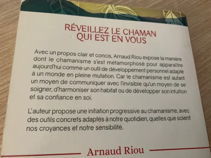 Livre arnaud riou réveillez le chaman qui est en vous - photo numéro 3