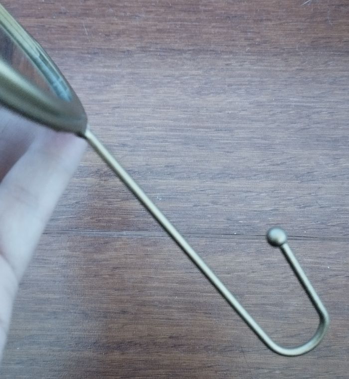 Petit miroir avec crochet - photo numéro 3