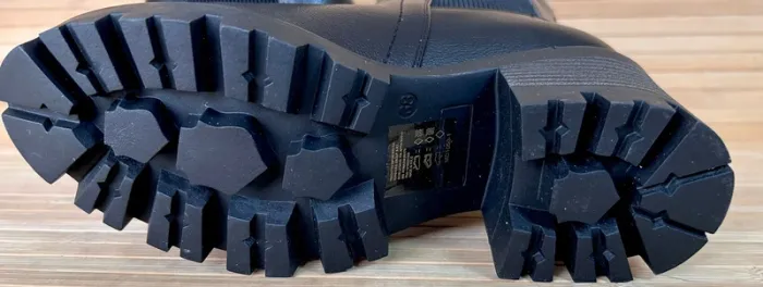 Bottines pour femme noires Jomix 38 – semelles compensées crantées – tendance automne hiver - photo numéro 4