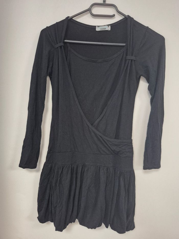Robe courte noir taille s - photo numéro 2