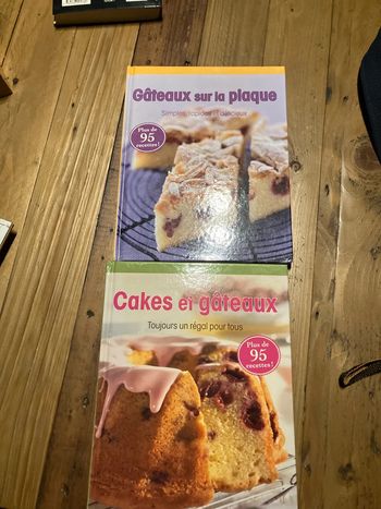 2 livres recettes gâteaux