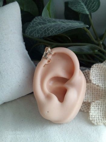 Clip oreille grenouille dorée