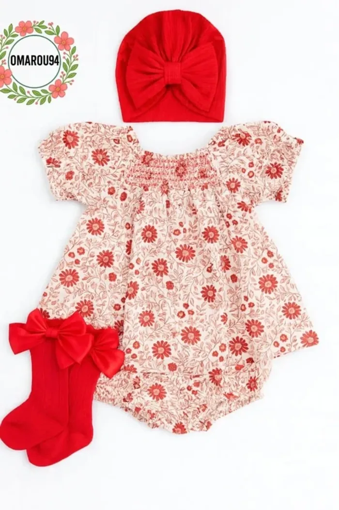 Ensemble complet 5 pièces sergent major fille 9 mois 🎀 - photo numéro 3