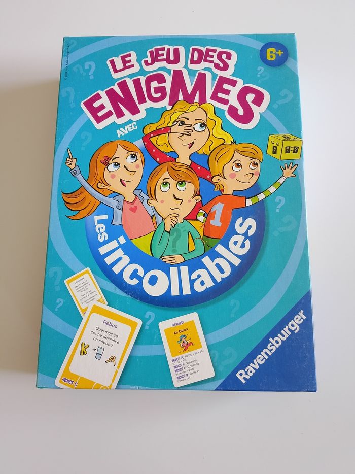 Le jeu des énigmes avec les incollables ravensburger complet