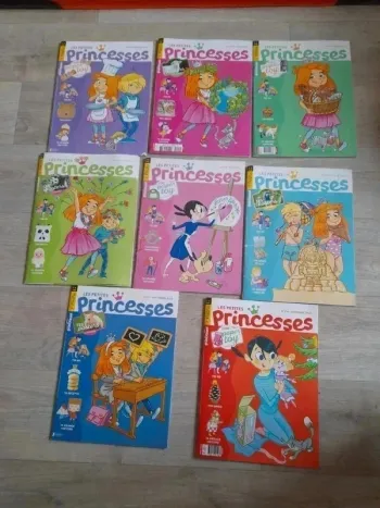Lot de 8 magazines les petites princesses 5 ans 6ans 7ans 8ans magazines