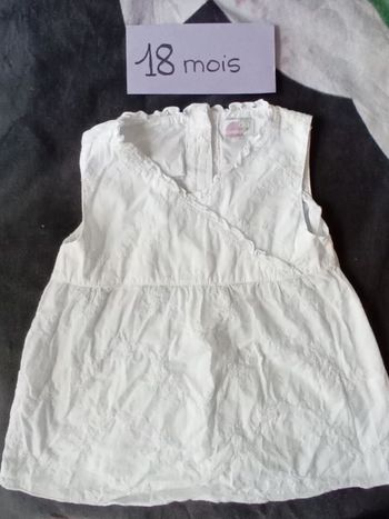Jolie robe brodée 18 mois