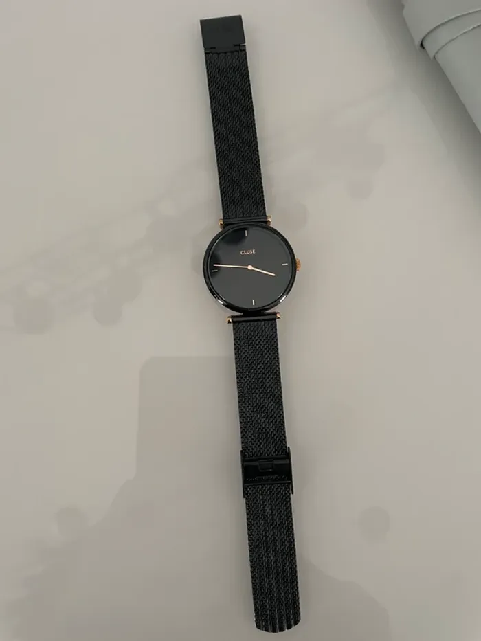 Montre Triomphe Mesh noire Cluse neuve - photo numéro 3