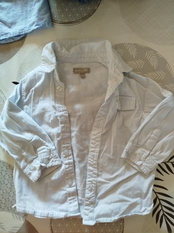 Chemise blanche manches longues