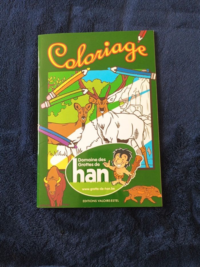 Cahier de coloriage Domaine des grottes de Han