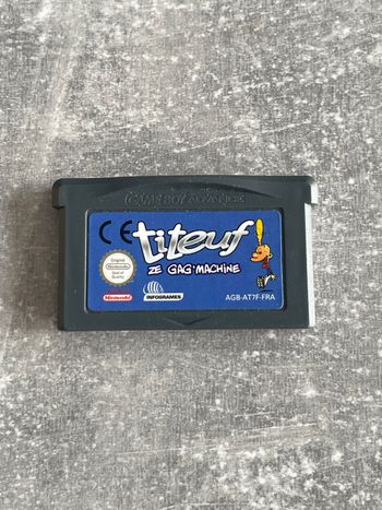 Jeu pour Nintendo Gameboy advance, Titeuf ze gag machine en français.