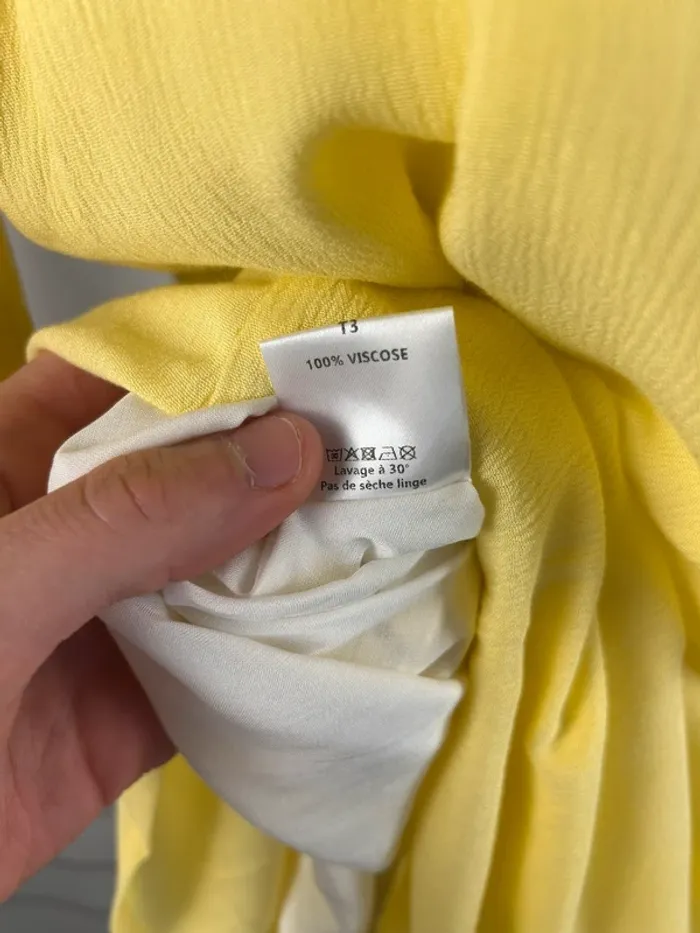 Robe courte Jaune SAAJ T3 / L neuve - photo numéro 8