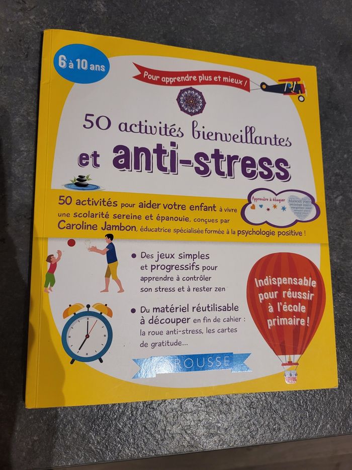 Activités bienveillantes et anti - stress