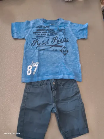 Lot Short et t shirt