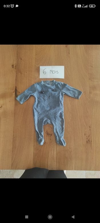 Pyjama bébé mixte taille 6 mois