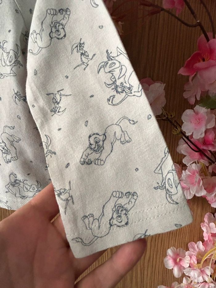 Salopette/t-shirt ML taille 80 cm - photo numéro 8