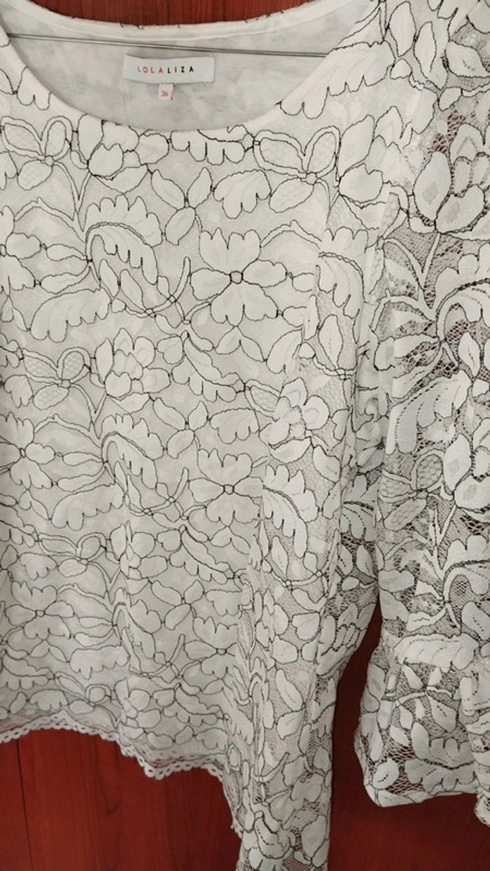 Top femme effet dentelle - photo numéro 4