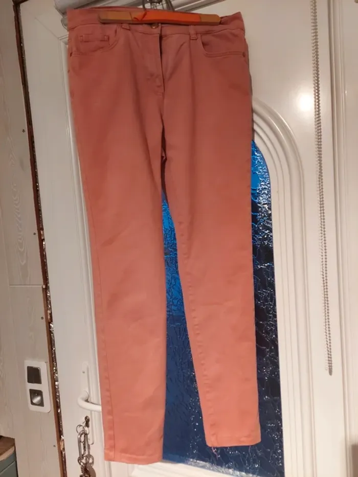 Pantalon vieux rose